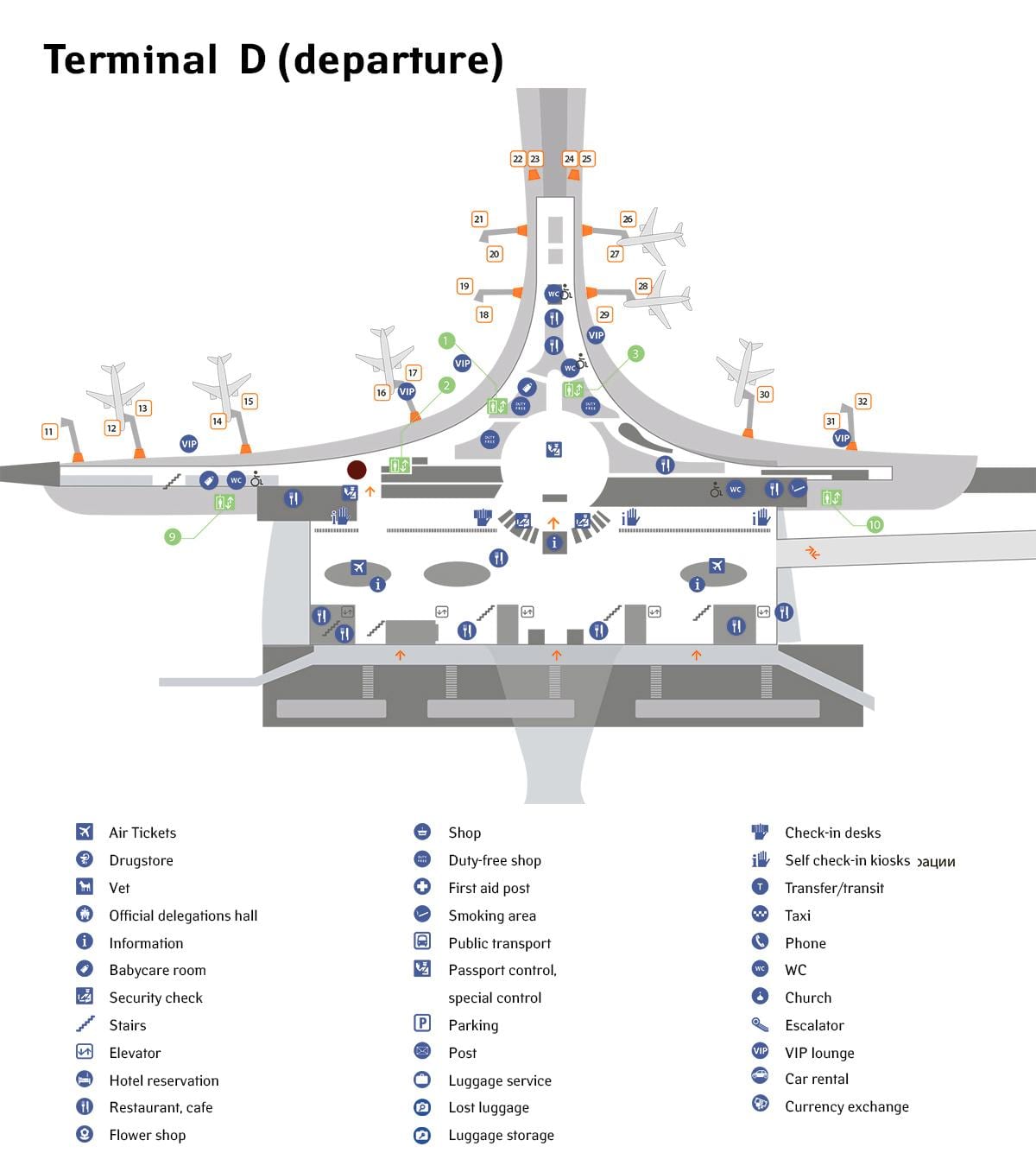 Sheremetyevo ayewopò kat tèminal d