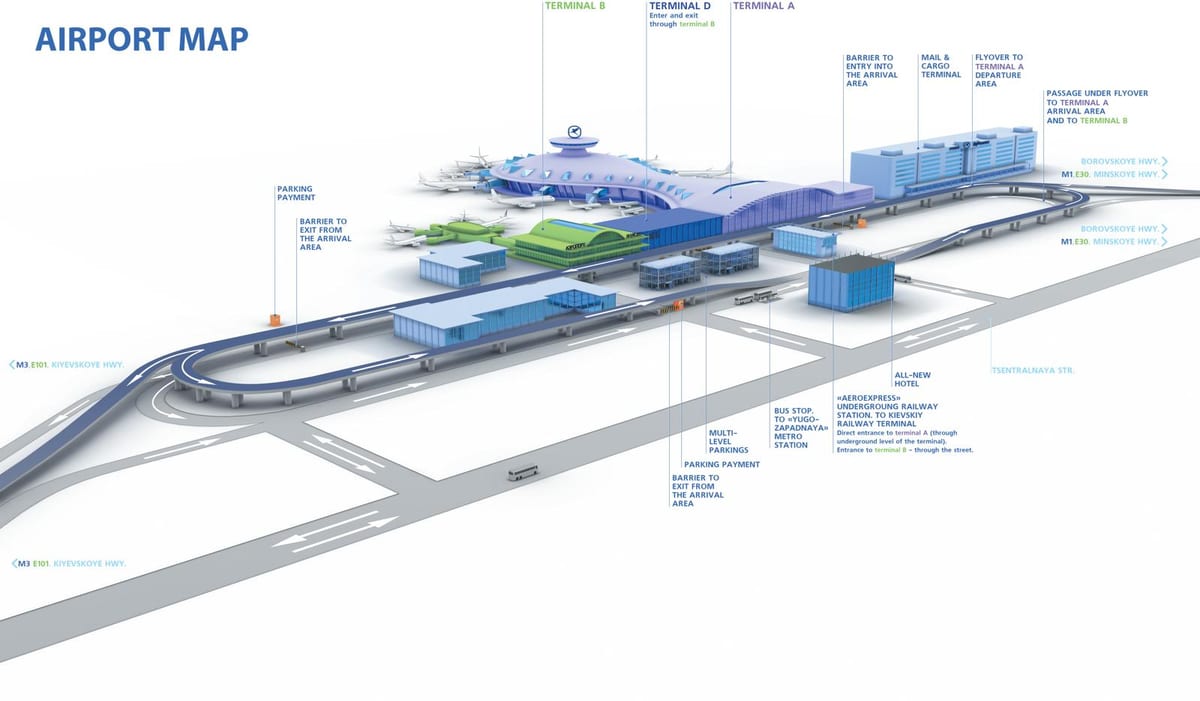 kat jeyografik nan ayewopò Vnukovo